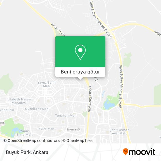 Büyük Park harita