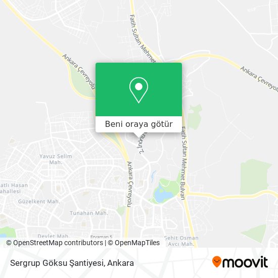 Sergrup Göksu Şantiyesi harita