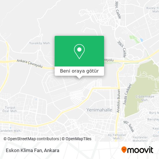 Eskon Klima Fan harita