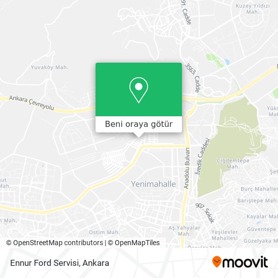 Ennur Ford Servisi harita