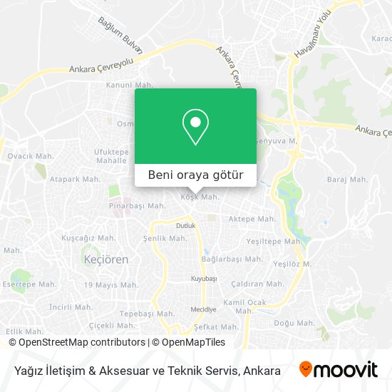 Yağız İletişim & Aksesuar ve Teknik Servis harita