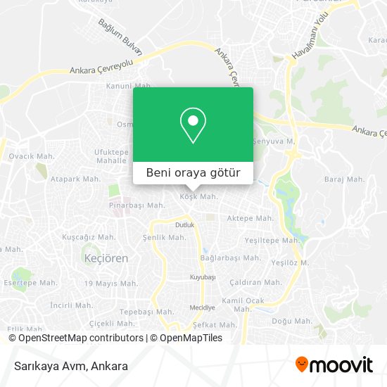 Sarıkaya Avm harita