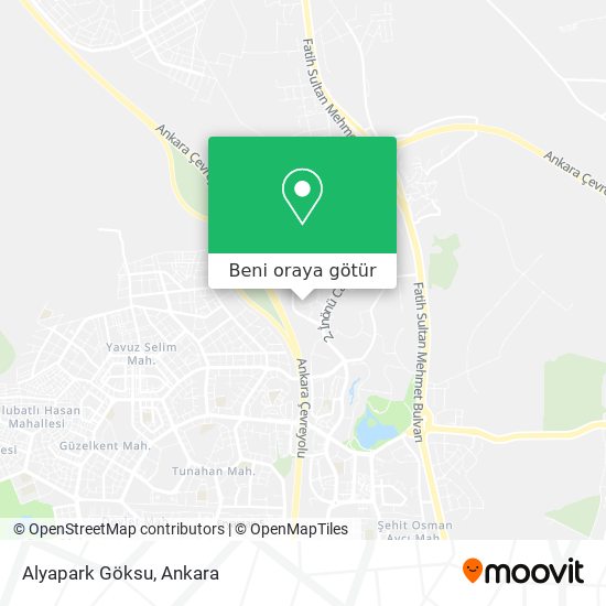 Alyapark Göksu harita