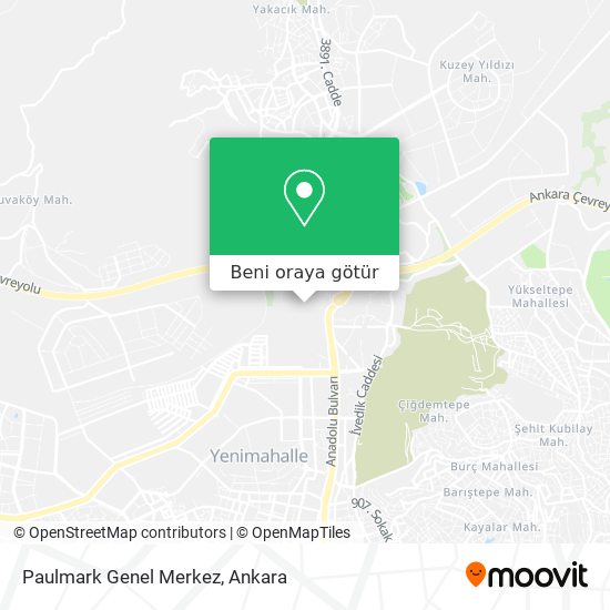 Paulmark Genel Merkez harita