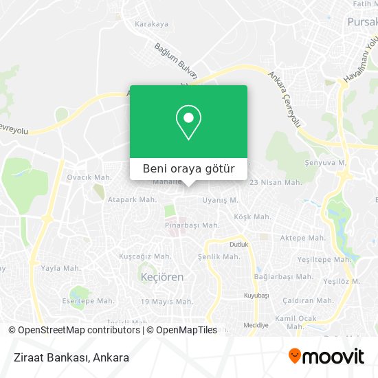Ziraat Bankası harita