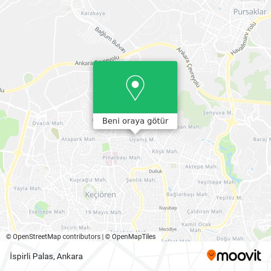 İspirli Palas harita