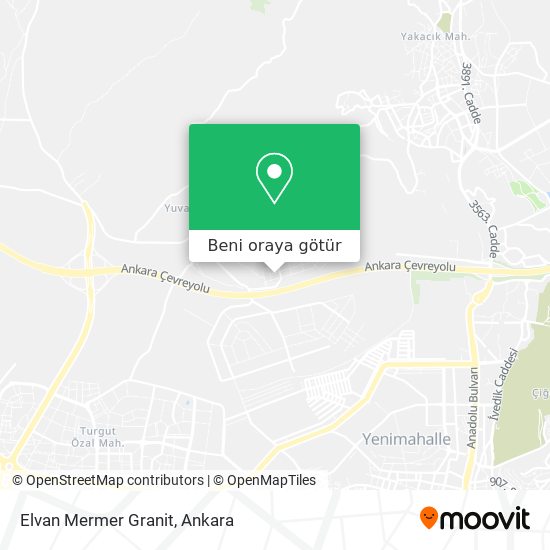 Elvan Mermer Granit harita