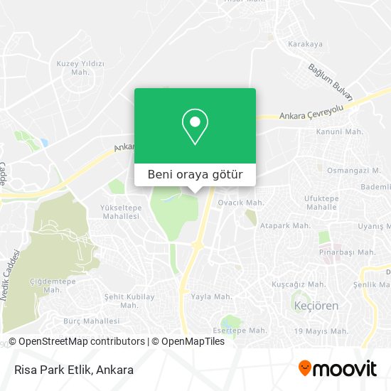 Risa Park Etlik harita
