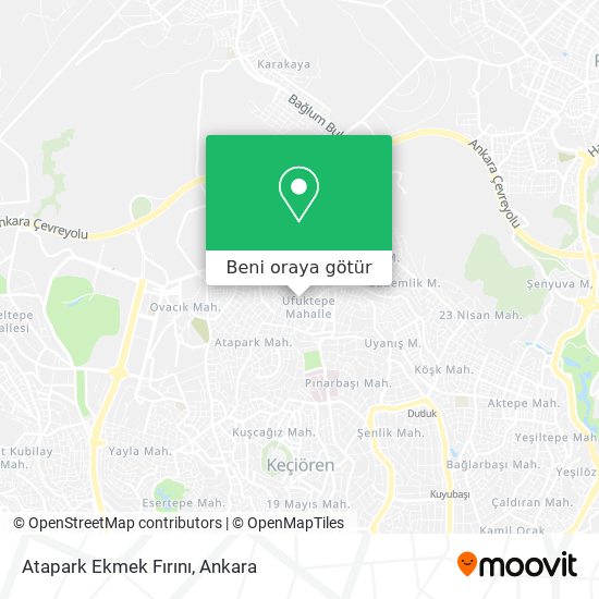 Atapark Ekmek Fırını harita