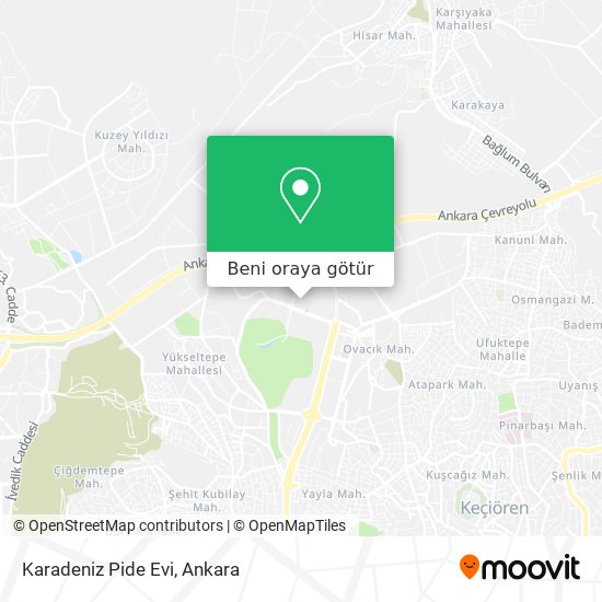 Karadeniz Pide Evi harita
