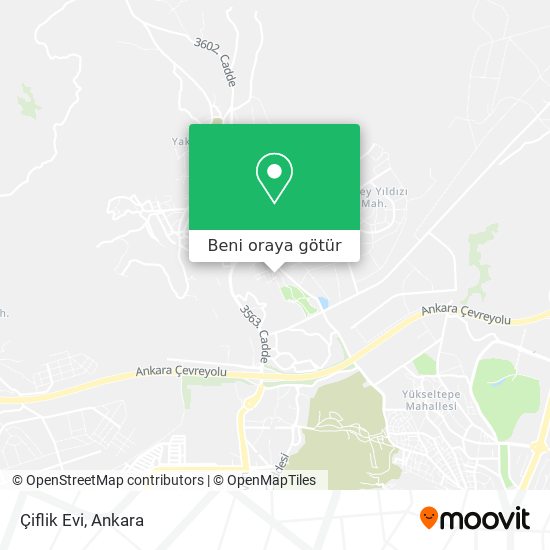 Çiflik Evi harita