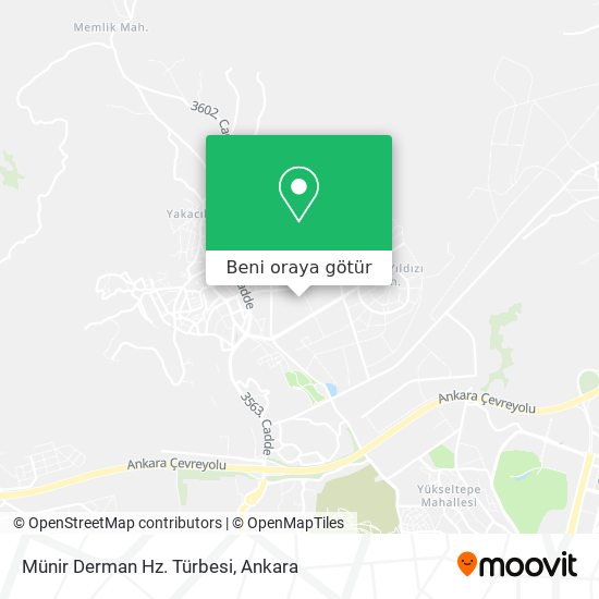 Münir Derman Hz. Türbesi harita