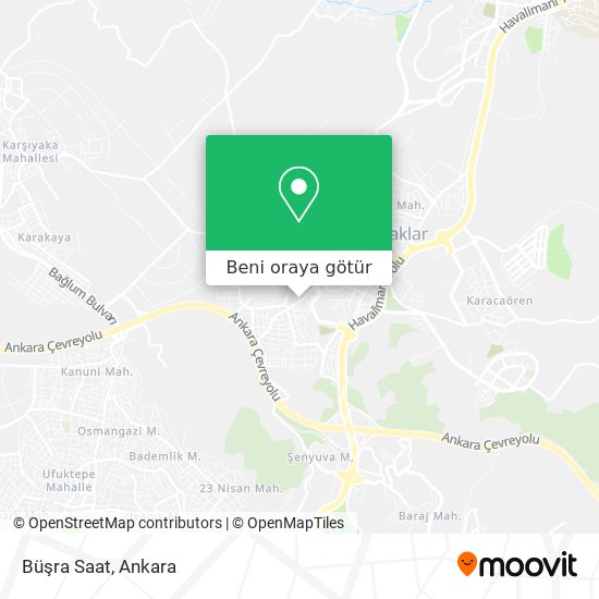 Büşra Saat harita
