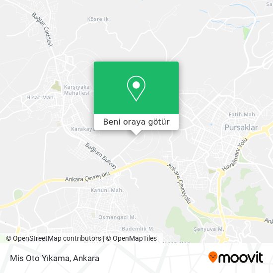 Mis Oto Yıkama harita