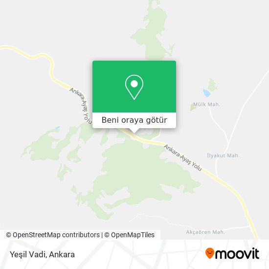 Yeşil Vadi harita