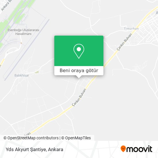 Yds Akyurt Şantiye harita