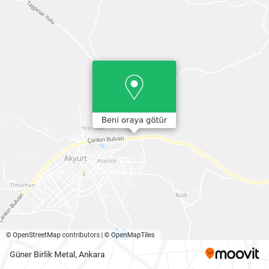 Güner Birlik Metal harita