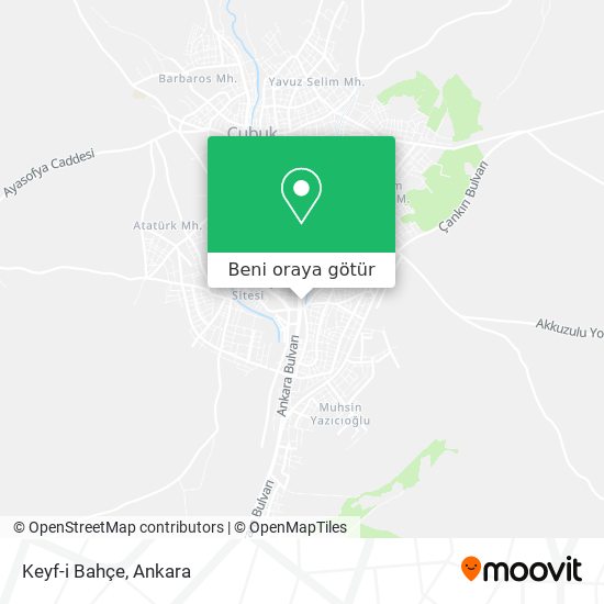 Keyf-i Bahçe harita