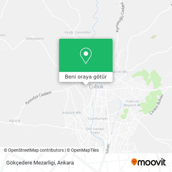 Gökçedere Mezarligi harita
