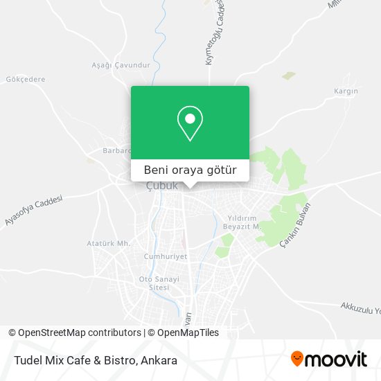 Tudel Mix Cafe & Bistro harita
