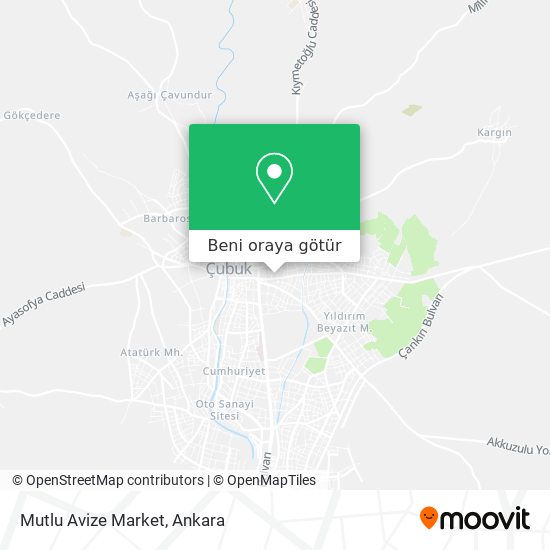 Mutlu Avize Market harita