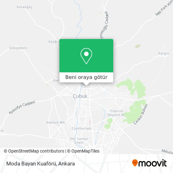Moda Bayan Kuaförü harita