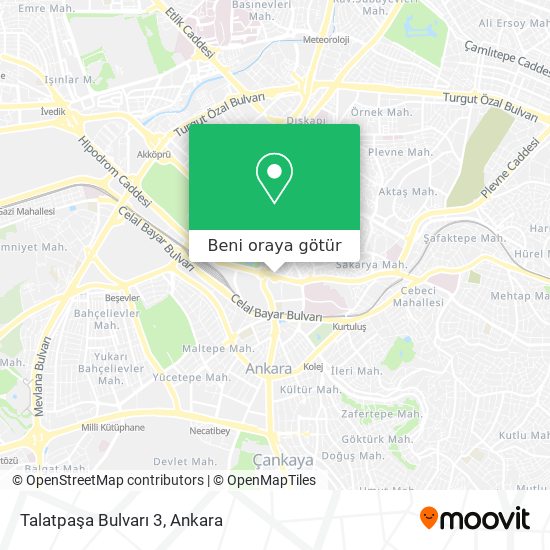 Talatpaşa Bulvarı 3 harita