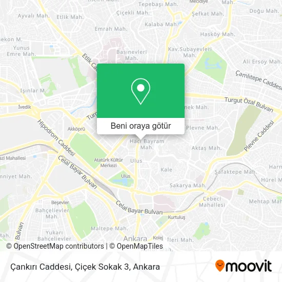 Çankırı Caddesi, Çiçek Sokak 3 harita