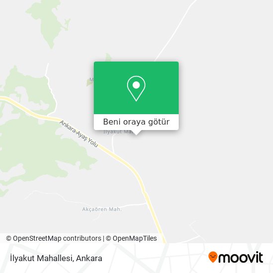 İlyakut Mahallesi harita
