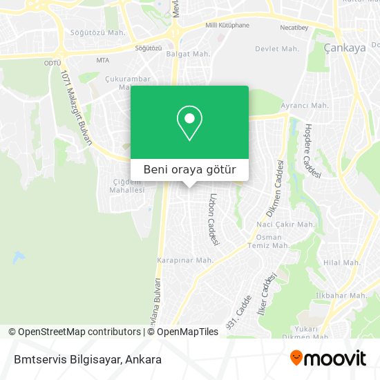 Bmtservis Bilgisayar harita