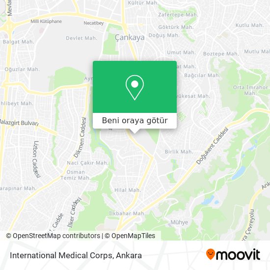 International Medical Corps harita