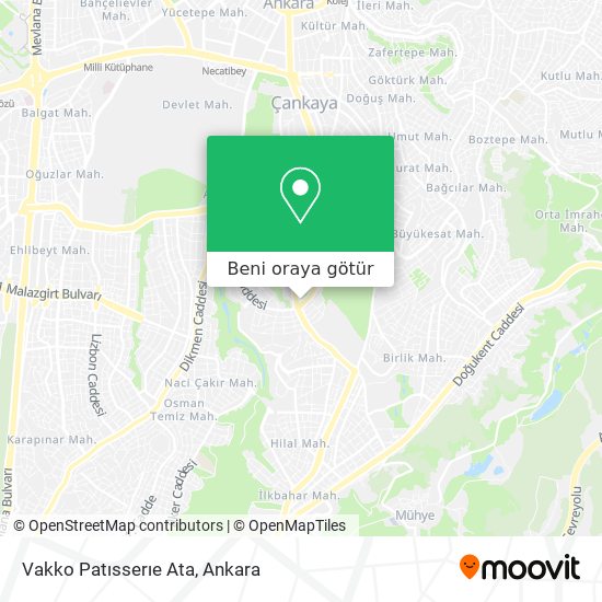 Vakko Patısserıe Ata harita