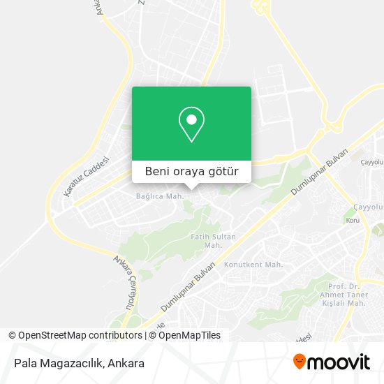 Pala Magazacılık harita