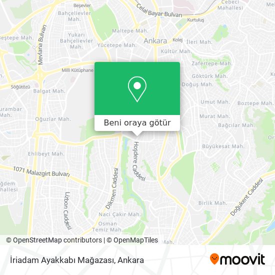 İriadam Ayakkabı Mağazası harita