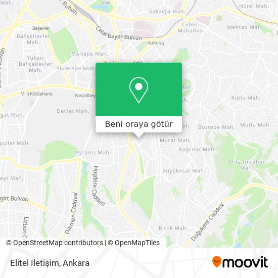 Elitel Iletişim harita