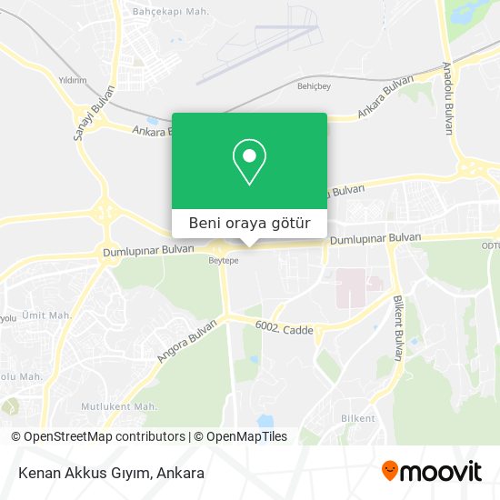 Kenan Akkus Gıyım harita
