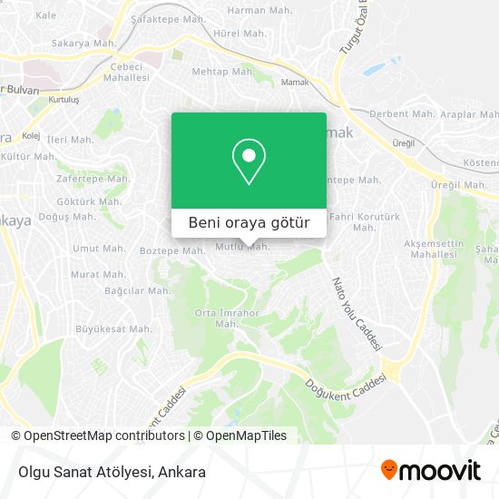 Olgu Sanat Atölyesi harita