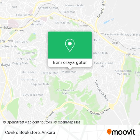 Cevik's Bookstore harita