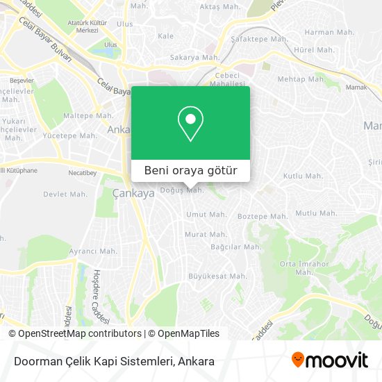 Doorman Çelik Kapi Sistemleri harita