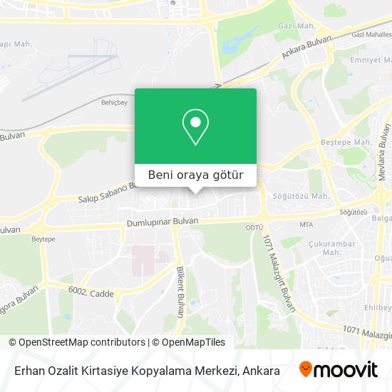Erhan Ozalit Kirtasiye Kopyalama Merkezi harita