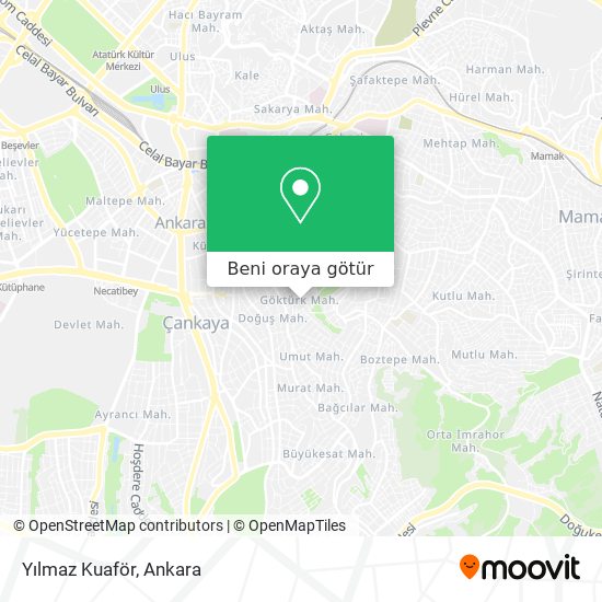 Yılmaz Kuaför harita