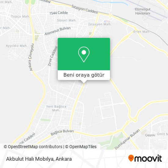 Akbulut Halı Mobılya harita