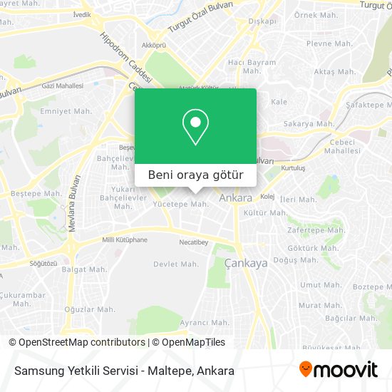 Samsung Yetkili Servisi - Maltepe harita