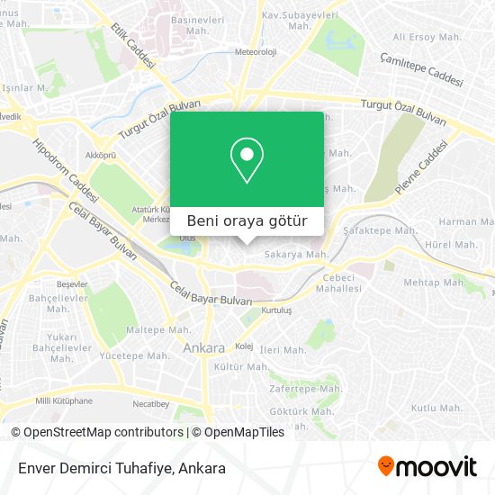 Enver Demirci Tuhafiye harita