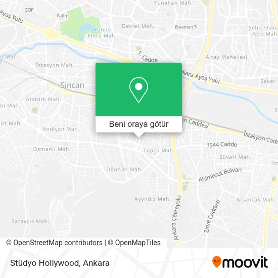 Stüdyo Hollywood harita