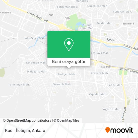 Kadir İletişim harita