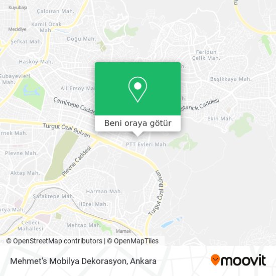 Mehmet's Mobilya Dekorasyon harita