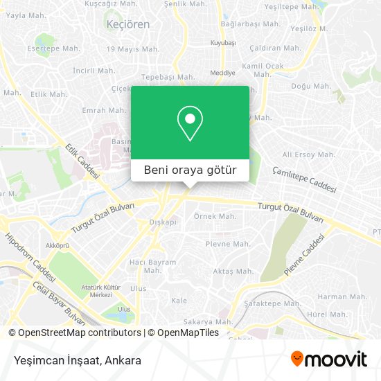 Yeşimcan İnşaat harita
