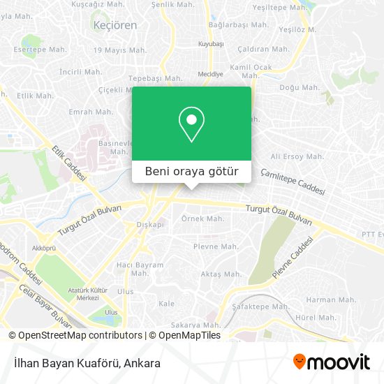 İlhan Bayan Kuaförü harita