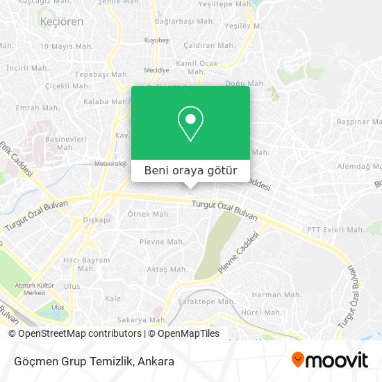 Göçmen Grup Temizlik harita